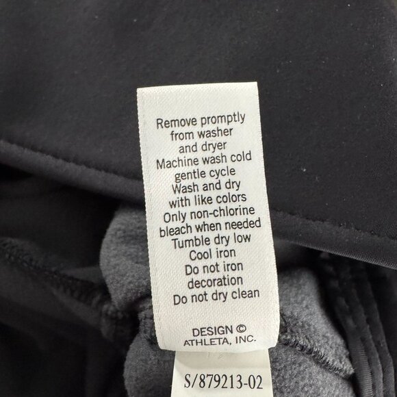 Athleta Ski Snowboard Pants Size 16 Black Nylon Snow Fleece Lined‎ PT-2456 - Picture 13 of 13